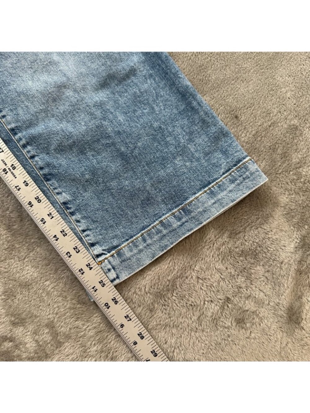 Lands' End High Rise Wide Leg Crop Jeans Womens size 8 - Picture 8 of 9